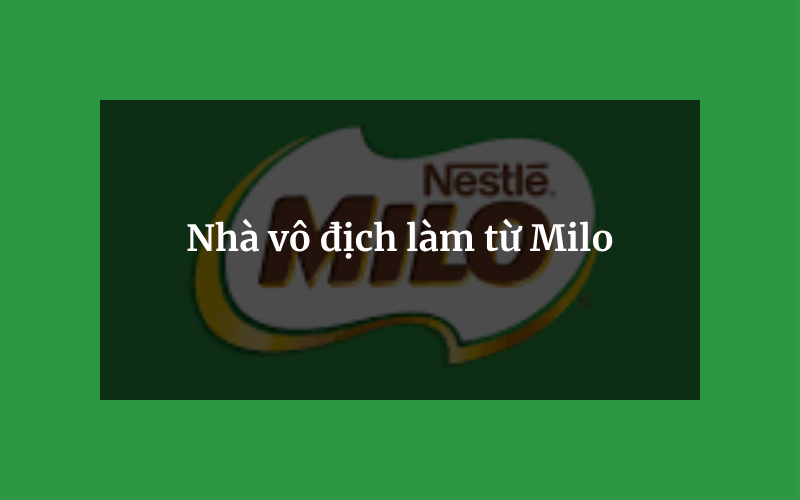 Slogan Milo